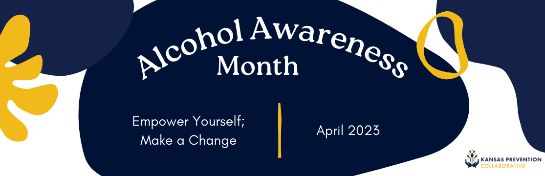 Alcohol Awareness Month decorative banner